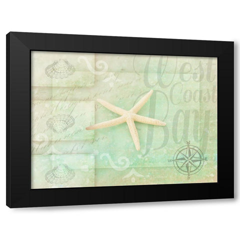 Gypsy Sea Green 3 Black Modern Wood Framed Art Print with Double Matting by LightBoxJournal