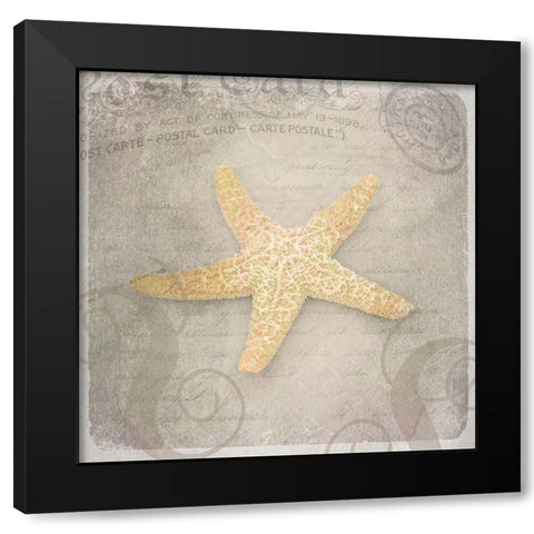 Gypsy Sea Love Letter 3 Black Modern Wood Framed Art Print with Double Matting by LightBoxJournal