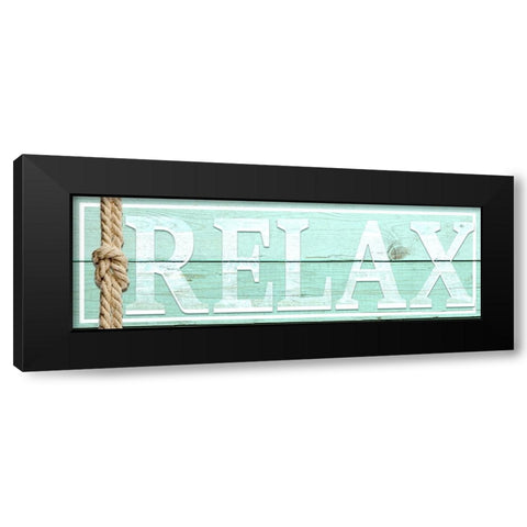 Gypsy Sea Sign V1 1 Black Modern Wood Framed Art Print by LightBoxJournal