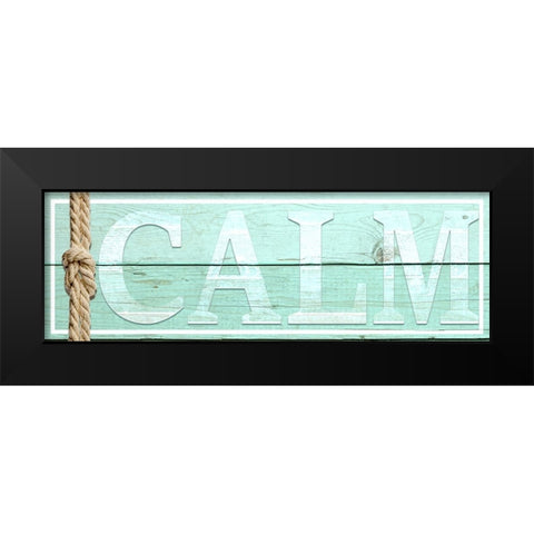 Gypsy Sea Sign V1 2 Black Modern Wood Framed Art Print by LightBoxJournal