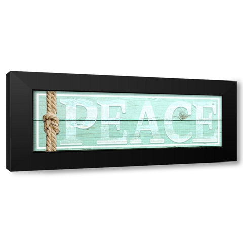 Gypsy Sea Sign V1 4 Black Modern Wood Framed Art Print by LightBoxJournal