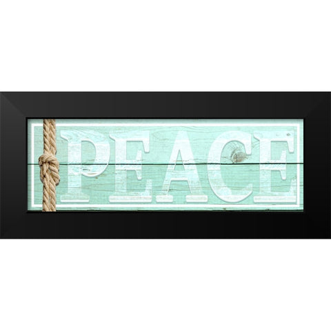 Gypsy Sea Sign V1 4 Black Modern Wood Framed Art Print by LightBoxJournal