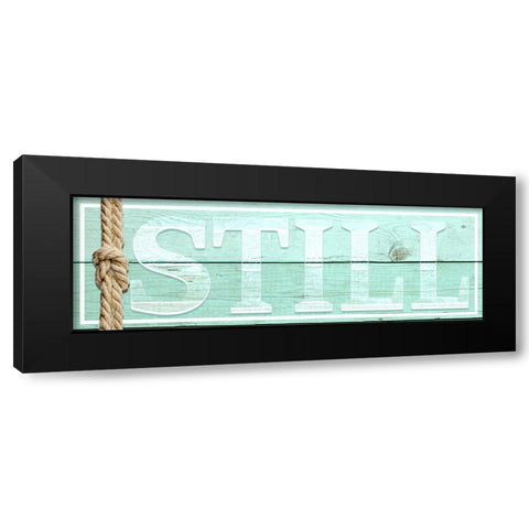 Gypsy Sea Sign V1 5 Black Modern Wood Framed Art Print with Double Matting by LightBoxJournal