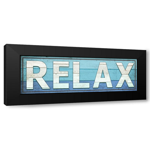 Gypsy Sea Sign V2 1 Black Modern Wood Framed Art Print with Double Matting by LightBoxJournal