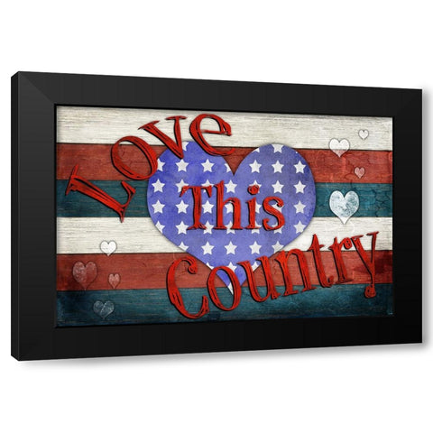 American Freedom Collection 2 Black Modern Wood Framed Art Print with Double Matting by LightBoxJournal