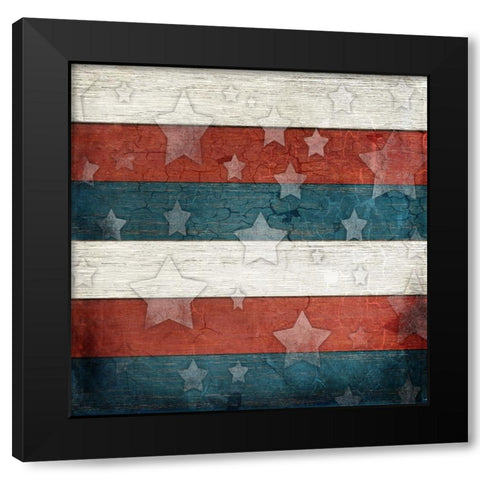 American Freedom Collection V3 Black Modern Wood Framed Art Print by LightBoxJournal