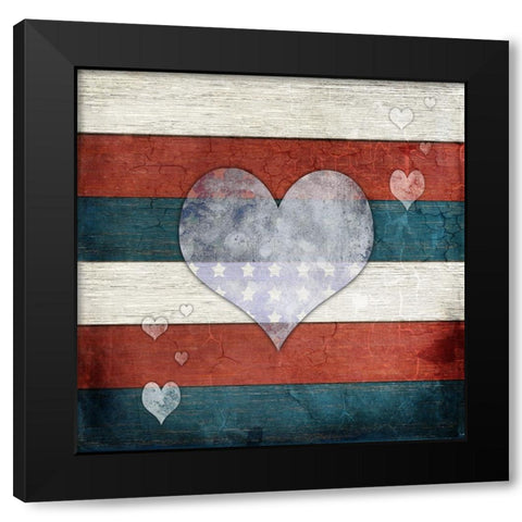 American Freedom Collection V6 Black Modern Wood Framed Art Print with Double Matting by LightBoxJournal