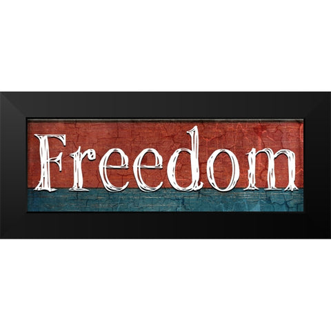 American Freedom Collection V11 Black Modern Wood Framed Art Print by LightBoxJournal