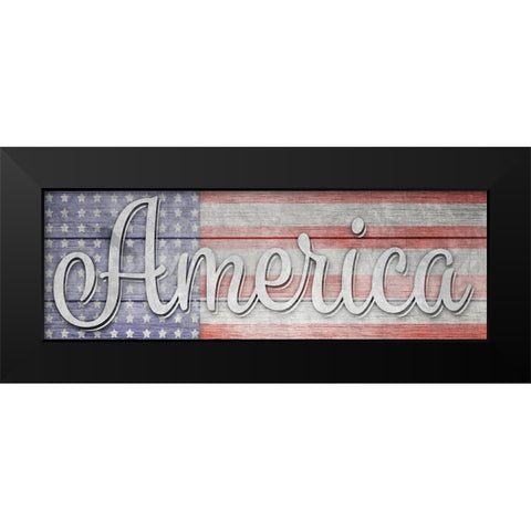 American Workshop Series 3 V6 Signs 3 Black Modern Wood Framed Art Print by LightBoxJournal