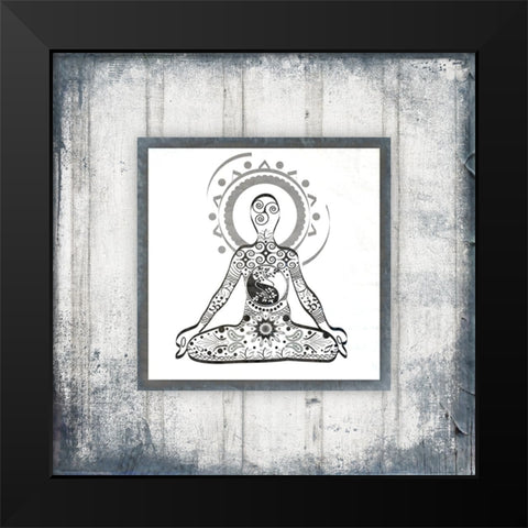GypsyYoga V1 2 Black Modern Wood Framed Art Print by LightBoxJournal