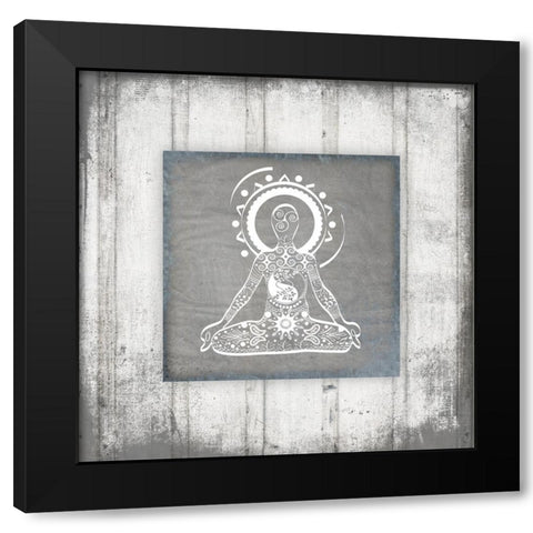 GypsyYoga V1 3 Black Modern Wood Framed Art Print by LightBoxJournal