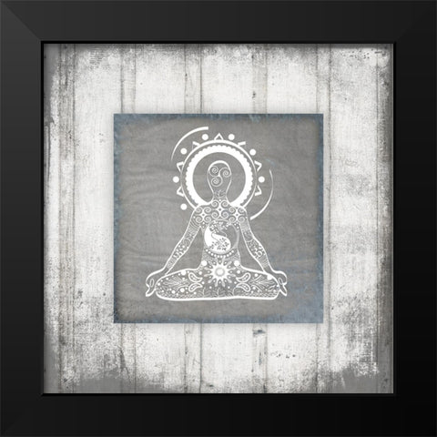 GypsyYoga V1 3 Black Modern Wood Framed Art Print by LightBoxJournal