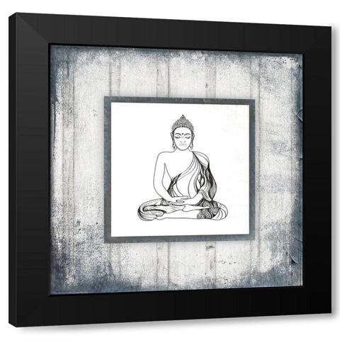 GypsyYoga V3 2 Black Modern Wood Framed Art Print by LightBoxJournal