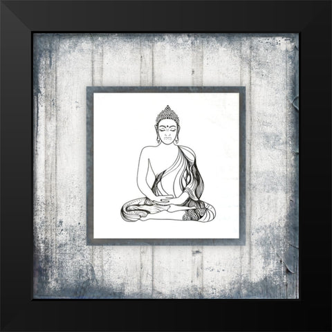 GypsyYoga V3 2 Black Modern Wood Framed Art Print by LightBoxJournal