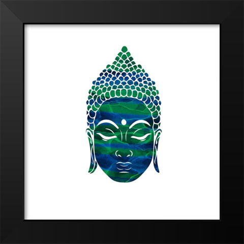 YogaSymbol V4 Black Modern Wood Framed Art Print by LightBoxJournal