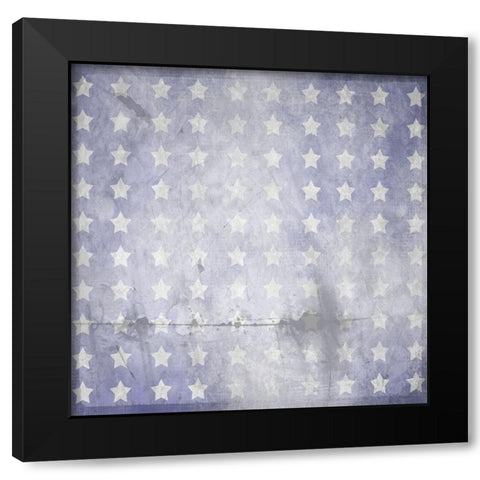 American Born Free Sign Collection V6 Black Modern Wood Framed Art Print with Double Matting by LightBoxJournal