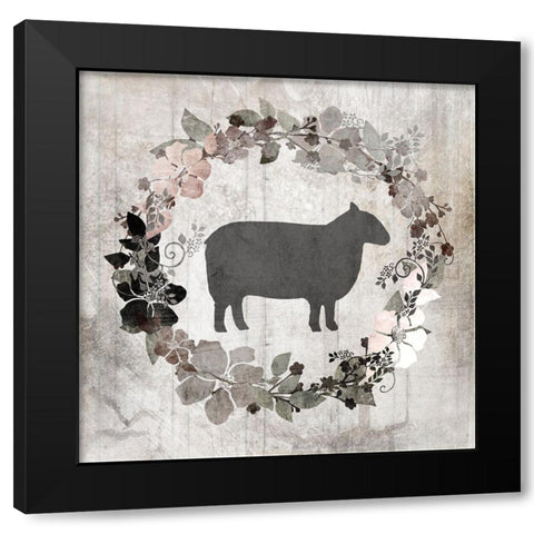 DownOnTheFarm V7 Black Modern Wood Framed Art Print with Double Matting by LightBoxJournal
