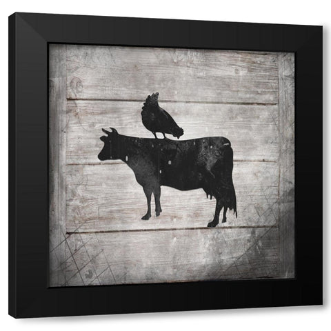 FarmFresh V8 Black Modern Wood Framed Art Print by LightBoxJournal