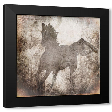 GypsyHorse Collection V2 6 Black Modern Wood Framed Art Print by LightBoxJournal