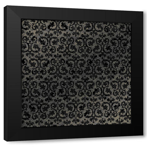 GypsyHorse CollectionSurfacePattern V1 2 Black Modern Wood Framed Art Print by LightBoxJournal