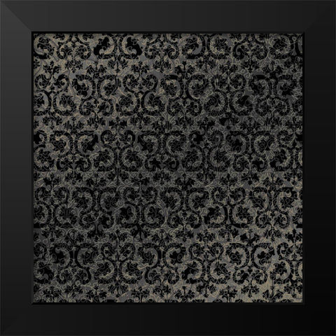 GypsyHorse CollectionSurfacePattern V1 2 Black Modern Wood Framed Art Print by LightBoxJournal