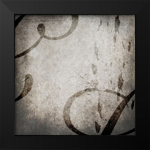 GypsyHorse CollectionSurfacePattern V1 7 Black Modern Wood Framed Art Print by LightBoxJournal