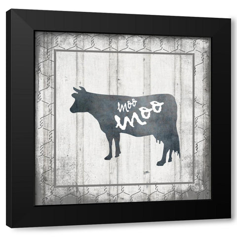 MyFarmMyWay V5 4 Black Modern Wood Framed Art Print with Double Matting by LightBoxJournal