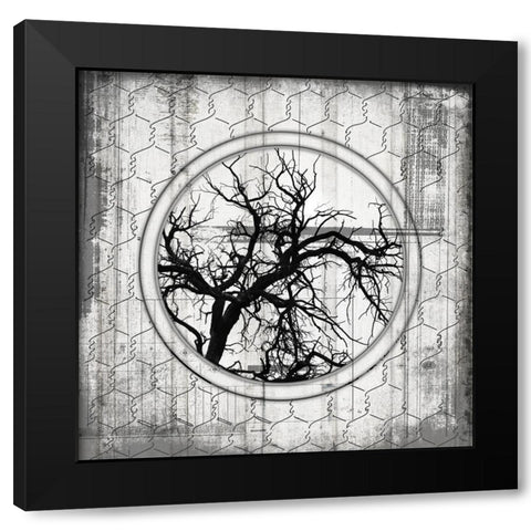 MyFarmMyWay V8 V2 Black Modern Wood Framed Art Print with Double Matting by LightBoxJournal