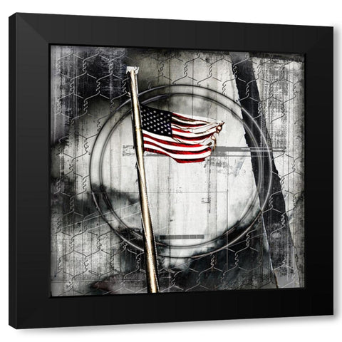 MyFarmMyWay V9 Black Modern Wood Framed Art Print by LightBoxJournal