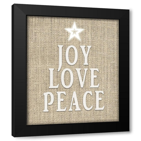 Personalized Christmas Sign V33 V1 Black Modern Wood Framed Art Print with Double Matting by LightBoxJournal
