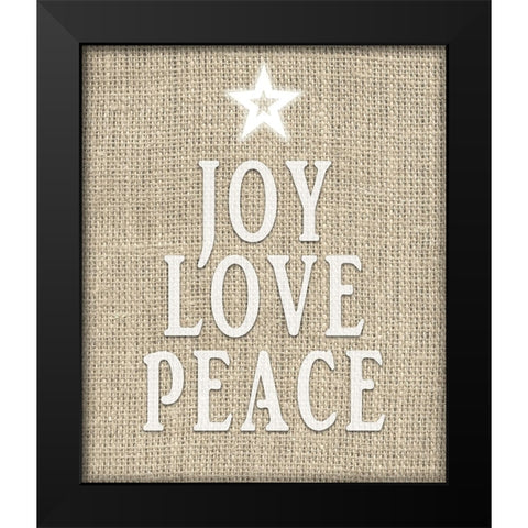 Personalized Christmas Sign V33 V1 Black Modern Wood Framed Art Print by LightBoxJournal