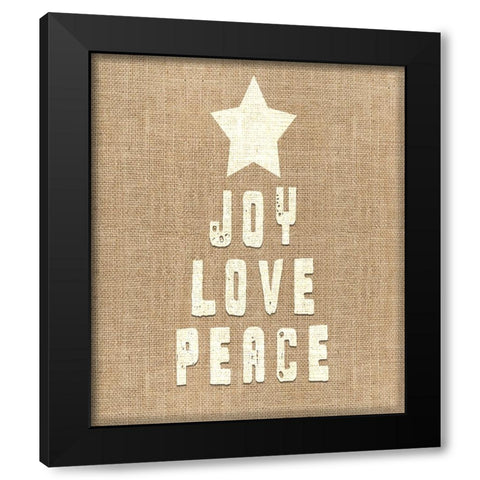 Personalized Christmas Sign V33 V2 Black Modern Wood Framed Art Print with Double Matting by LightBoxJournal