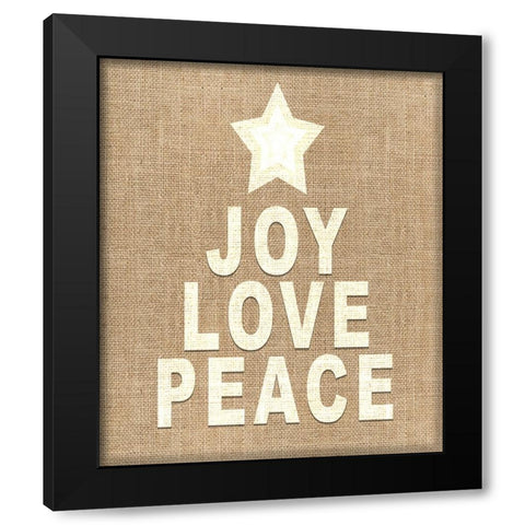 Personalized Christmas Sign V33 V3 Black Modern Wood Framed Art Print with Double Matting by LightBoxJournal
