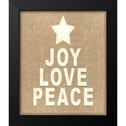 Personalized Christmas Sign V33 V3 Black Modern Wood Framed Art Print by LightBoxJournal