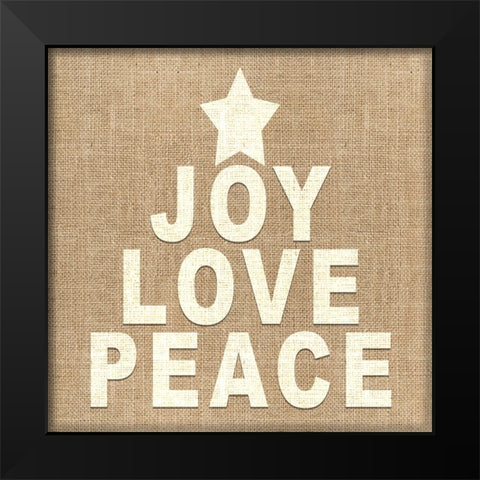 Personalized Christmas Sign V33 V5 Black Modern Wood Framed Art Print by LightBoxJournal