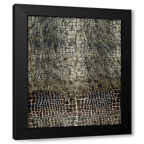 Animal_SurfacePattern V1 3 Black Modern Wood Framed Art Print by LightBoxJournal