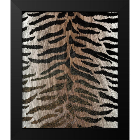 Animal_SurfacePattern V1 7 Black Modern Wood Framed Art Print by LightBoxJournal
