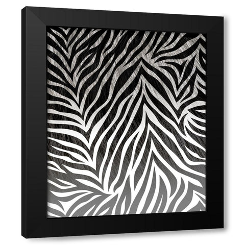 Animal_SurfacePattern V1 14 Black Modern Wood Framed Art Print by LightBoxJournal