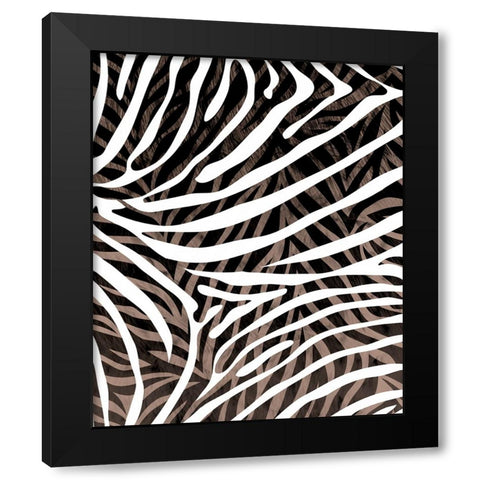 Animal_SurfacePattern V1 16 Black Modern Wood Framed Art Print by LightBoxJournal