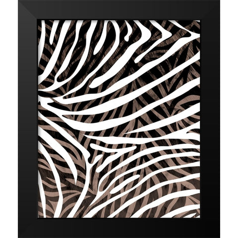 Animal_SurfacePattern V1 16 Black Modern Wood Framed Art Print by LightBoxJournal