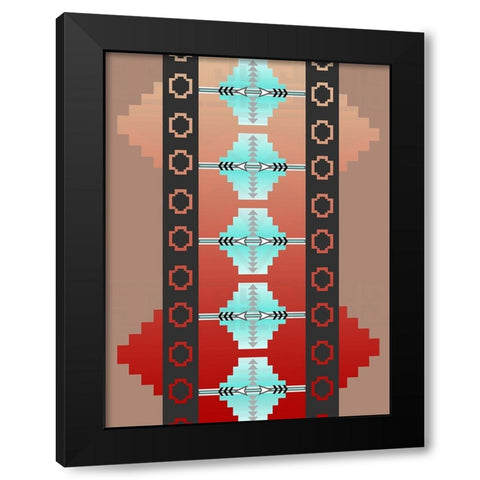 Colors of the SouthWest 4 Black Modern Wood Framed Art Print by LightBoxJournal