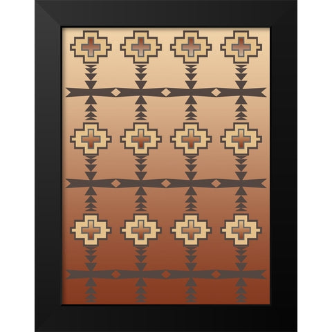 Simply Southwest A1 Black Modern Wood Framed Art Print by LightBoxJournal