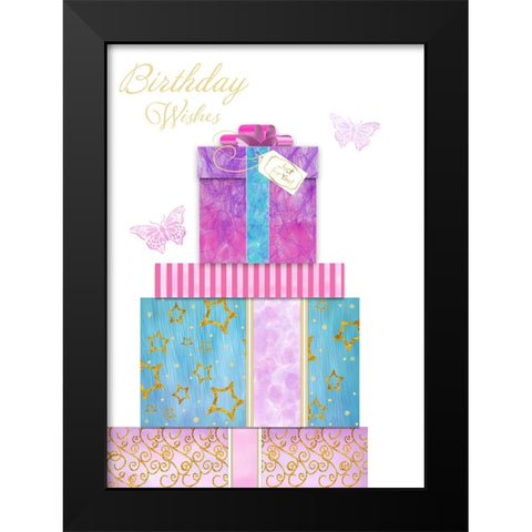 Card Design 1_A Black Modern Wood Framed Art Print by LightBoxJournal