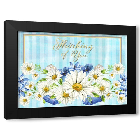 Card Design 2B_1 Black Modern Wood Framed Art Print by LightBoxJournal