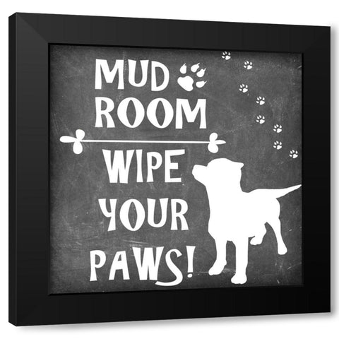 Mudroom 6 Black Modern Wood Framed Art Print with Double Matting by LightBoxJournal