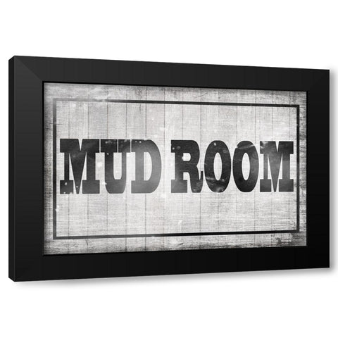 Mudroom 34 Black Modern Wood Framed Art Print with Double Matting by LightBoxJournal