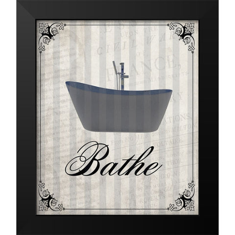 BelovedBath_5 Black Modern Wood Framed Art Print by LightBoxJournal