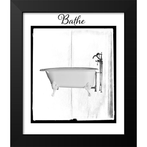 BelovedBath_18 Black Modern Wood Framed Art Print by LightBoxJournal