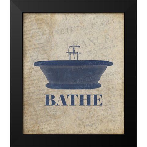 BelovedBath_20 Black Modern Wood Framed Art Print by LightBoxJournal