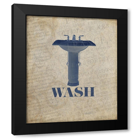 BelovedBath_21 Black Modern Wood Framed Art Print by LightBoxJournal